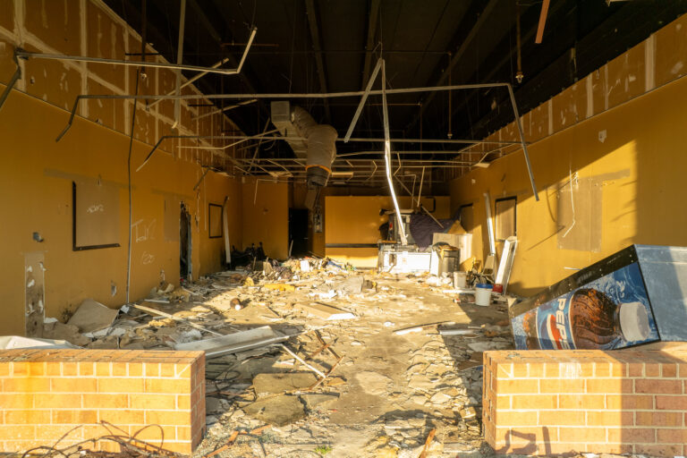 Abandoned Shopping Center in Richmond, Virginia