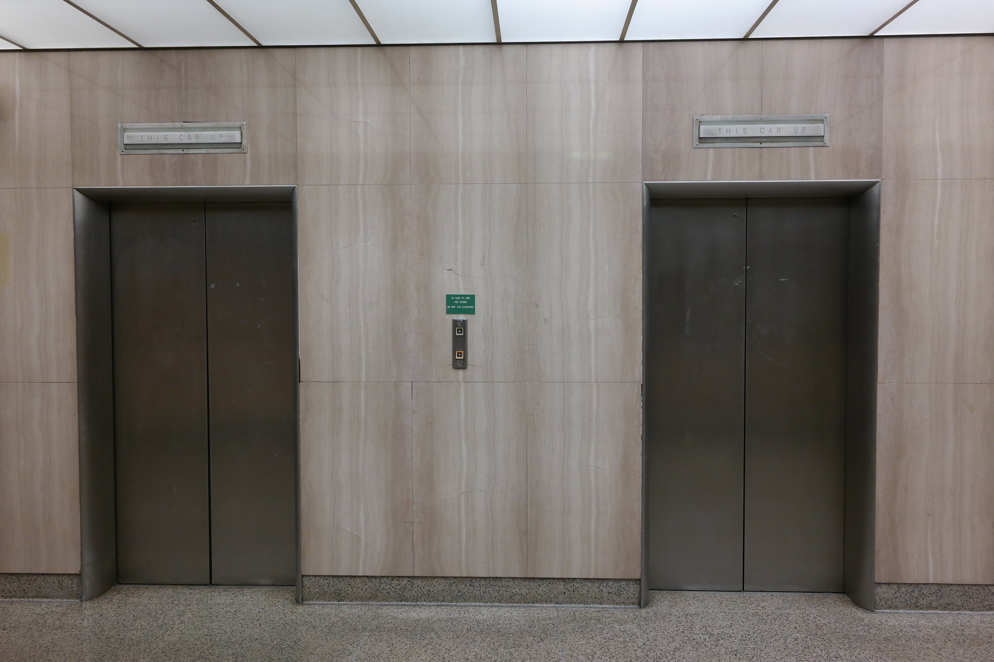 Elevator bank