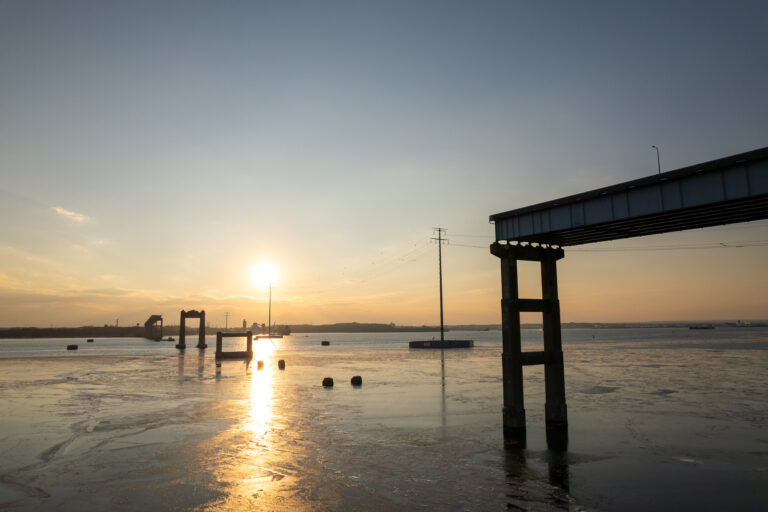 Remains of the Francis Scott Key Bridge Collapse - Baltimore, Maryland