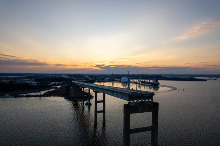 Remains of the Francis Scott Key Bridge Collapse - Baltimore, Maryland