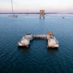 Remains of the Francis Scott Key Bridge Collapse – Baltimore, Maryland