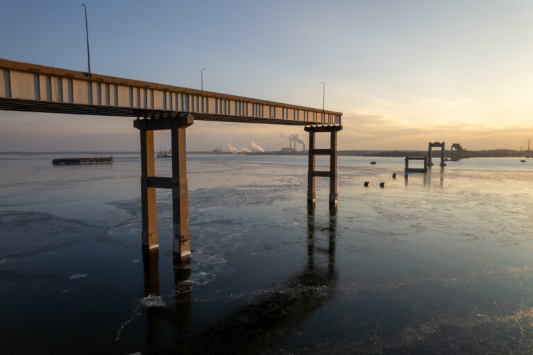 Remains of the Francis Scott Key Bridge Collapse - Baltimore, Maryland