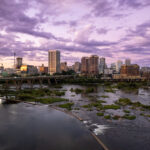 Sunset Over Richmond, Virginia