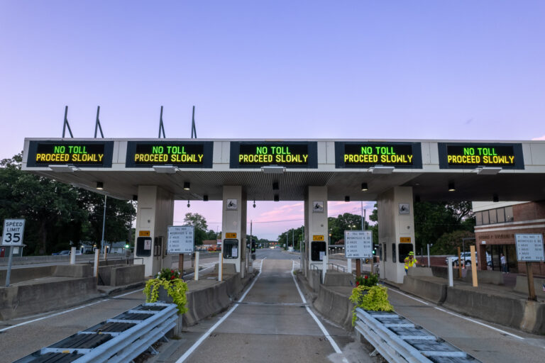 The Tolls are Coming Down - The George P. Coleman Bridge - Gloucester, Virginia